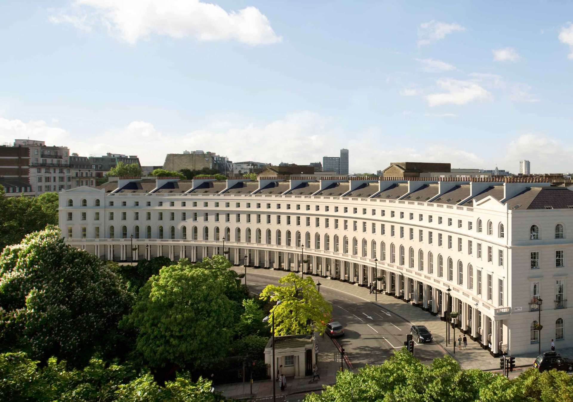 Regents Crescent — Grade I listed John Nash façade